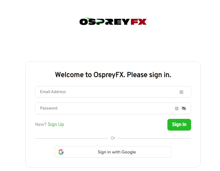 OspreyFX login