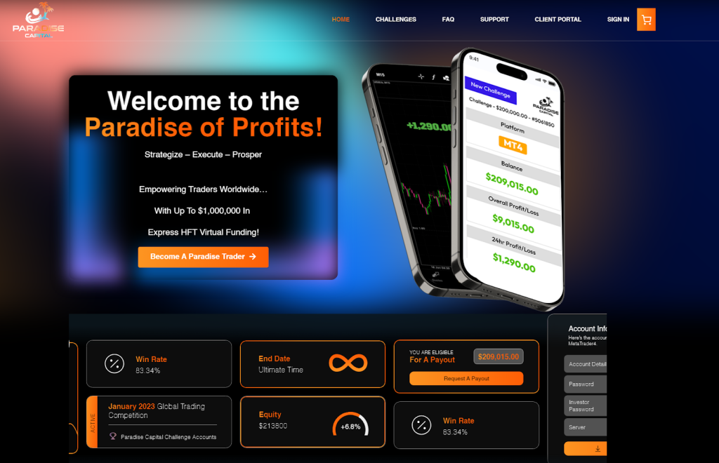 Paradise Capital Review brokersonline